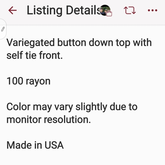 Early 🐦 BIRD SALE Front tie high low top - Picture 6 of 8